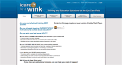 Desktop Screenshot of icareinawink.com